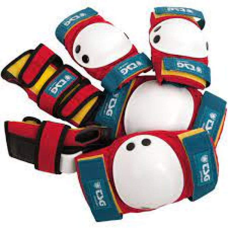 TSG Junior Protection Set red white blue(one Size)